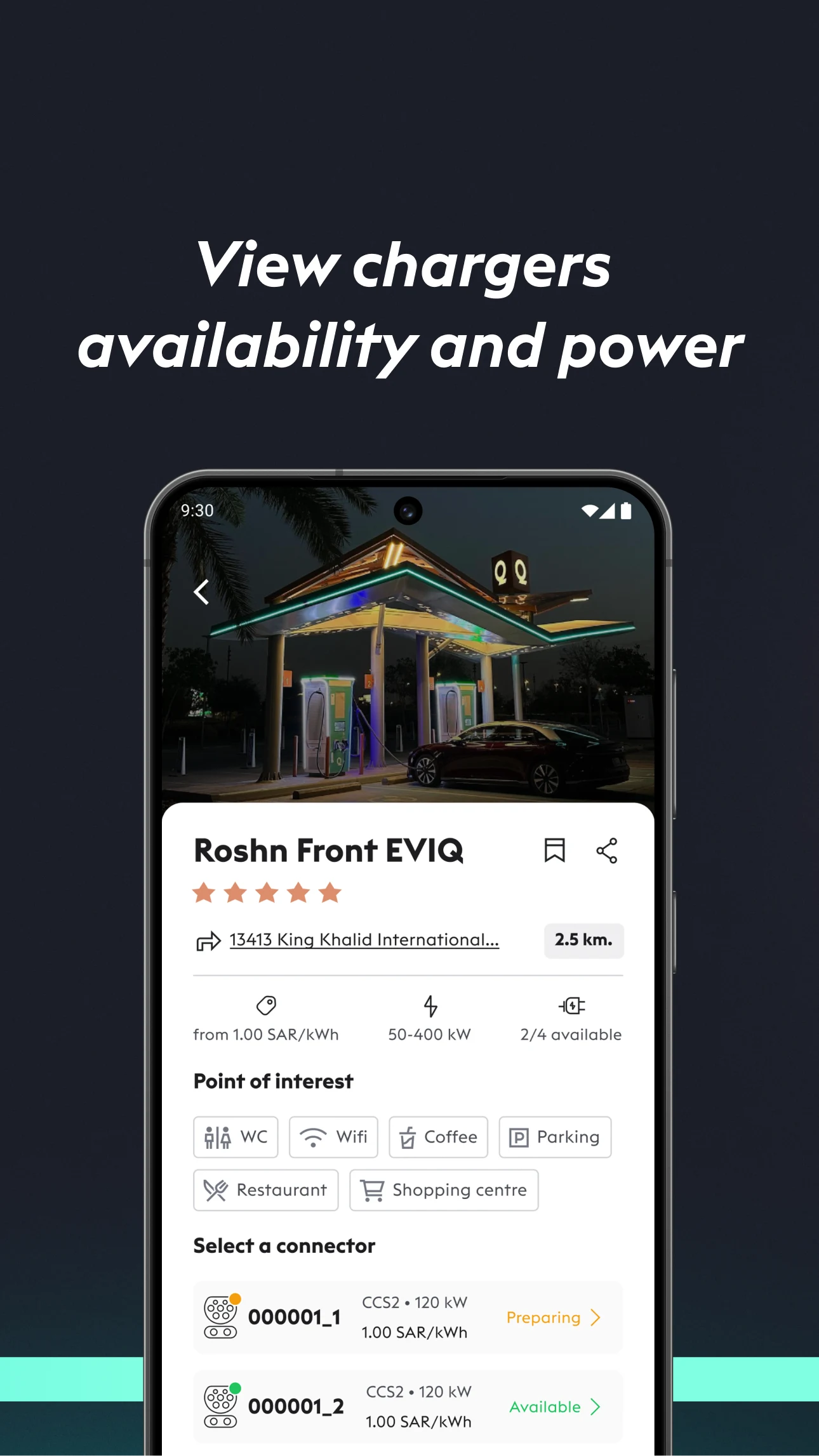 EVIQ: EV Charging Network screenshot